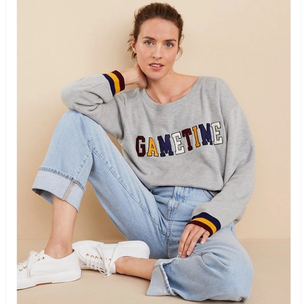 Lofts x Lou Grey "Gametime" Fluffy Fleece Sweatshirt